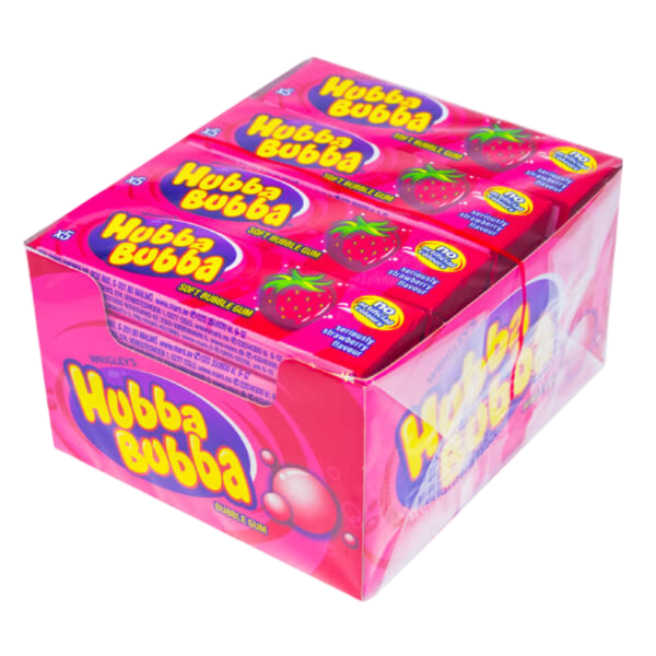 Hubba Bubba Strawberry Bubblegum 20 x 35 gram